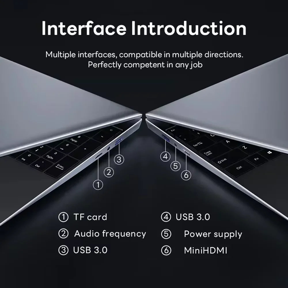 Powerful 15.6" Windows 11 Laptop - Intel i7, 16GB RAM, 1TB SSD - Perfect for Work & Gaming!